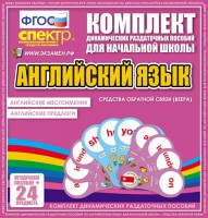 Динамические раздаточные пособия. Английский язык (веера). Английские местоимения, английские предлоги. - fgospostavki.ru - Александров