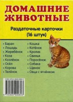 Раздаточные карточки "Домашние животные" - fgospostavki.ru - Александров