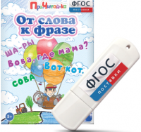 Игры для чтения слов и словосочетаний "От слова к фразе" на USB - носителе - fgospostavki.ru - Александров