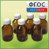 Набор склянок для растворов реактивов 30 миллилитров (6 штук) - fgospostavki.ru - Александров