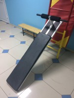 Доска для пресса навесная на шведскую стенку с двумя валиками (длина 1,5 метра) - fgospostavki.ru - Александров