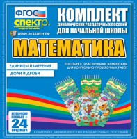 Динамические раздаточные пособия. Математика (Эластичные элементы). Единицы измерения, доли и дроби. - fgospostavki.ru - Александров