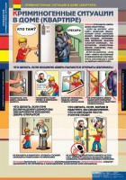 Комплект таблиц. ОБЖ. Поведение в криминогенных ситуациях. - fgospostavki.ru - Александров
