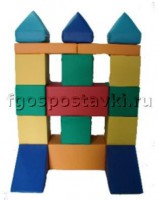 Мягкий модуль-конструктор "Башня" (17 элементов) - fgospostavki.ru - Александров