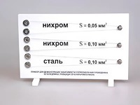 Прибор для демонстрации зависимости сопротивления проводника от его длины, сечения и материала - fgospostavki.ru - Александров