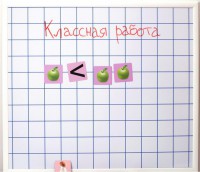 Магнитно-маркерная доска "Клетка" (86 см х 75 см) - fgospostavki.ru - Александров