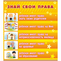 Стенд "Знай свои права" - fgospostavki.ru - Александров