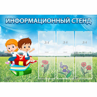 Стенд информационный с 6 карманами - fgospostavki.ru - Александров