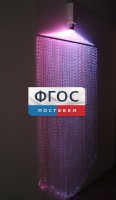 Фибероптическая занавесь (150 волокон) с интерактивным источником света - fgospostavki.ru - Александров
