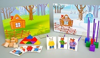 Игровой набор Фребеля "Заюшкина избушка" (серия "Сказочный мир". Выпуск 1) - fgospostavki.ru - Александров