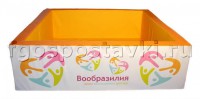 Сухой бассейн "Вообразилия" квадратный с шелкографией - fgospostavki.ru - Александров