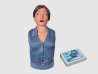 Тренажер-манекен взрослой пострадавшей женщины "Ирина" (голова, торс) для отработки приемов сердечно-легочной реанимации - fgospostavki.ru - Александров