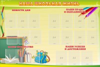Стенд "Наша школьная жизнь" - fgospostavki.ru - Александров