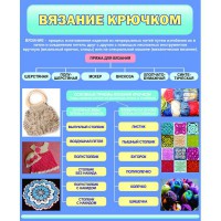 Стенд "Вязание крючком" - fgospostavki.ru - Александров