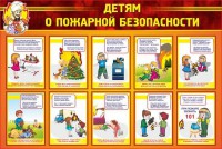 Стенд "Детям о пожарной безопасности" - fgospostavki.ru - Александров