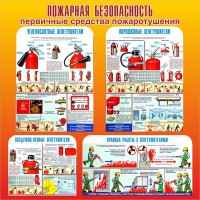 Стенд "Пожарная безопасность" Вариант 2 - fgospostavki.ru - Александров