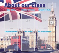 Стенд "About our class" - fgospostavki.ru - Александров