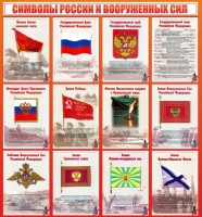 Стенд "Символы России и вооруженных сил" - fgospostavki.ru - Александров
