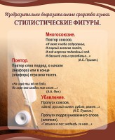 Стенд "Стилистические фигуры" Вариант 1 - fgospostavki.ru - Александров