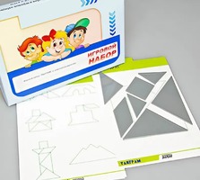 Игровой набор "Танграм" (с комплектом карточек) - fgospostavki.ru - Александров