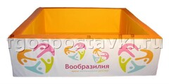 Сухой бассейн "Вообразилия" квадратный с шелкографией - fgospostavki.ru - Александров