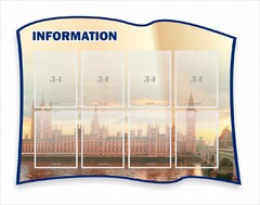 Стенд резной "Информация" Вариант 9 - fgospostavki.ru - Александров