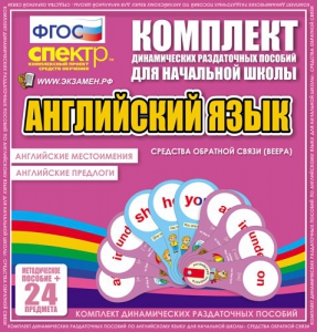 Динамические раздаточные пособия. Английский язык (веера). Английские местоимения, английские предлоги. - fgospostavki.ru - Александров