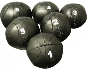 Медицинбол (5 кг) (натуральная кожа) - fgospostavki.ru - Александров