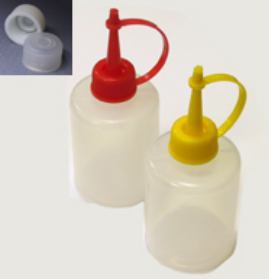 Банка-капельница 40 мл с крышкой-капельницей и транспортировочной крышкой (полиэтилен) - fgospostavki.ru - Александров