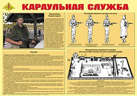 Плакат "Караульная служба" - fgospostavki.ru - Александров