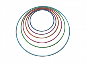 Обруч гимнастический стальной окрашенный (750 миллиметров, 700 грамм) - fgospostavki.ru - Александров