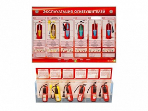 Электрифицированный стенд-тренажер "Эксплуатация огнетушителей" с разрезными агрегатами - fgospostavki.ru - Александров