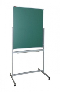 Доска аудиторная поворотная магнитная зеленая полимерная (750*1000) - fgospostavki.ru - Александров