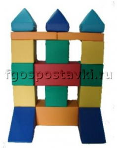 Мягкий модуль-конструктор "Башня" (17 элементов) - fgospostavki.ru - Александров