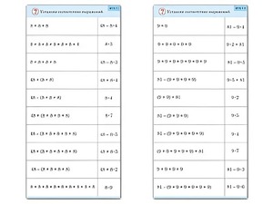 Комплект карточек (10) "Обучающий калейдоскоп. Умножение на 7, 8 и 9" - fgospostavki.ru - Александров