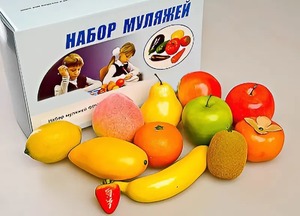 Набор муляжей фруктов - fgospostavki.ru - Александров