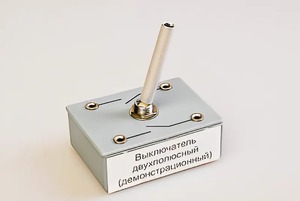 Выключатель двухполюсный (демонстрационный) - fgospostavki.ru - Александров