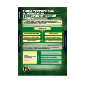 Комплект таблиц. ОБЖ. Терроризм. - fgospostavki.ru - Александров