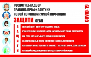 Плакат "Правила профилактики коронавируса" - fgospostavki.ru - Александров