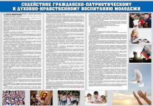 Стенд "Содействие гражданско-патриотическому и духовно-нравственному воспитанию молодежи" - fgospostavki.ru - Александров