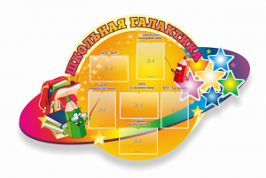 Стенд "Школьная галактика" резной стенд - fgospostavki.ru - Александров
