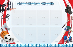 Стенд "Спортивная жизнь" Вариант 1 - fgospostavki.ru - Александров