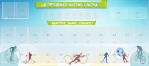 Стенд "Спортивная жизнь школы" - fgospostavki.ru - Александров