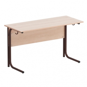 Стол ученический двухместный на круглой трубе - fgospostavki.ru - Александров