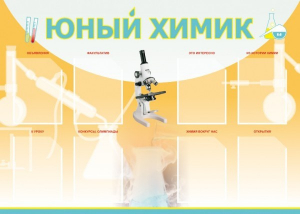 Стенд "Юный химик" Вариант 1 - fgospostavki.ru - Александров
