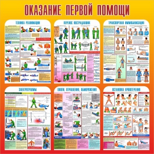 Стенд "Оказание первой помощи" - fgospostavki.ru - Александров