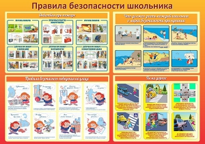 Стенд "Правила безопасности школьника" - fgospostavki.ru - Александров