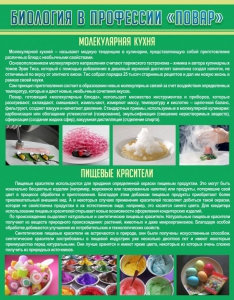 Стенд "Биология в профессии "повар"" - fgospostavki.ru - Александров