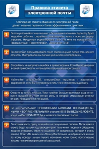 Стенд "Правила этикета электронной почты" - fgospostavki.ru - Александров