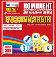 Динамические раздаточные пособия. Русский язык (веера). Читаем по слогам (слоги из двух букв). Конструируем слова (слоги из двух и трех букв). - fgospostavki.ru - Александров